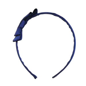 Audrey Headband, Navy Blue