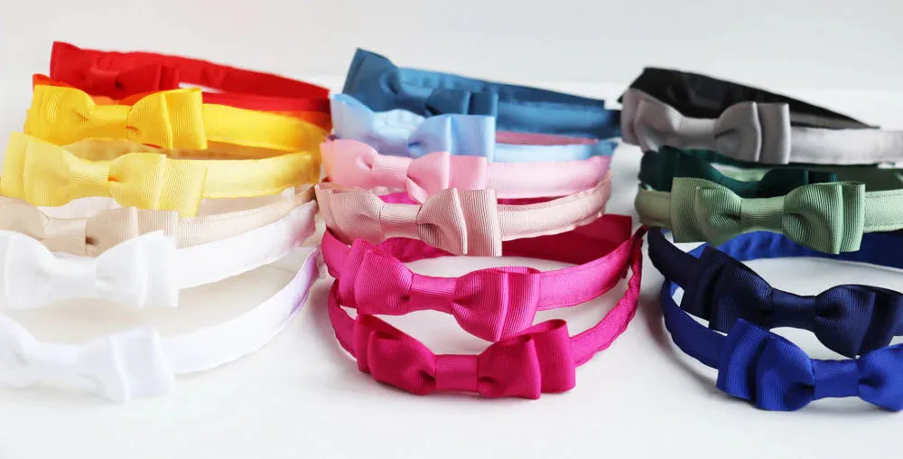 Audrey Headband, Navy Blue