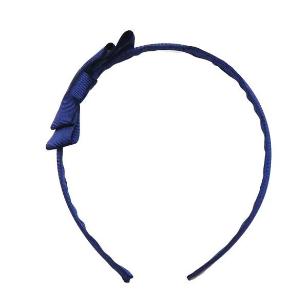 Audrey Headband, Navy Blue