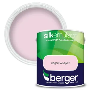 Berger Walls & Ceilings Silk Emulsion Paint | Elegant Whisper