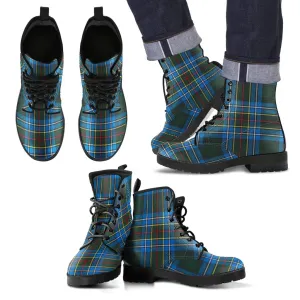 Cockburn Modern Tartan Leather Boots
