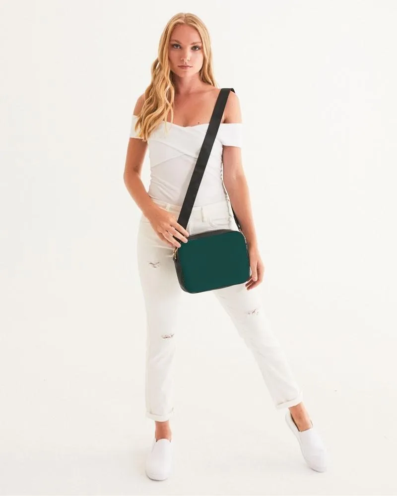 Dark Blue Cool Green Crossbody Bag | Dark Pure Blue Cool Green | C100M0Y50K80