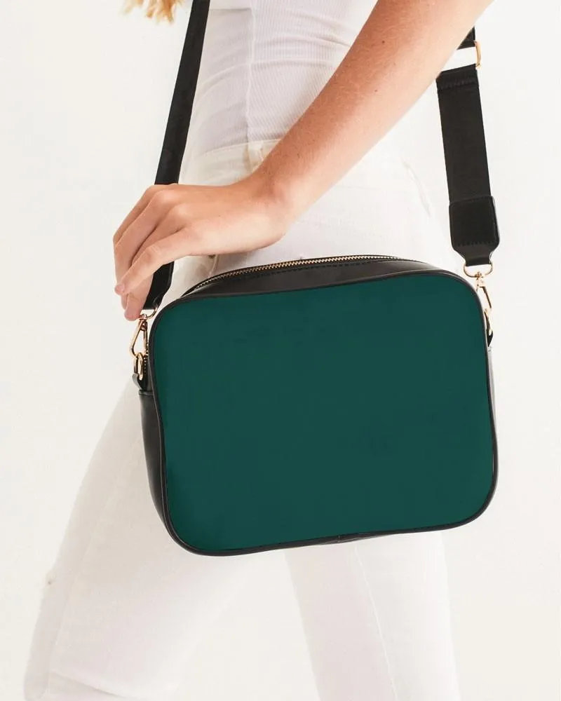 Dark Blue Cool Green Crossbody Bag | Dark Pure Blue Cool Green | C100M0Y50K80