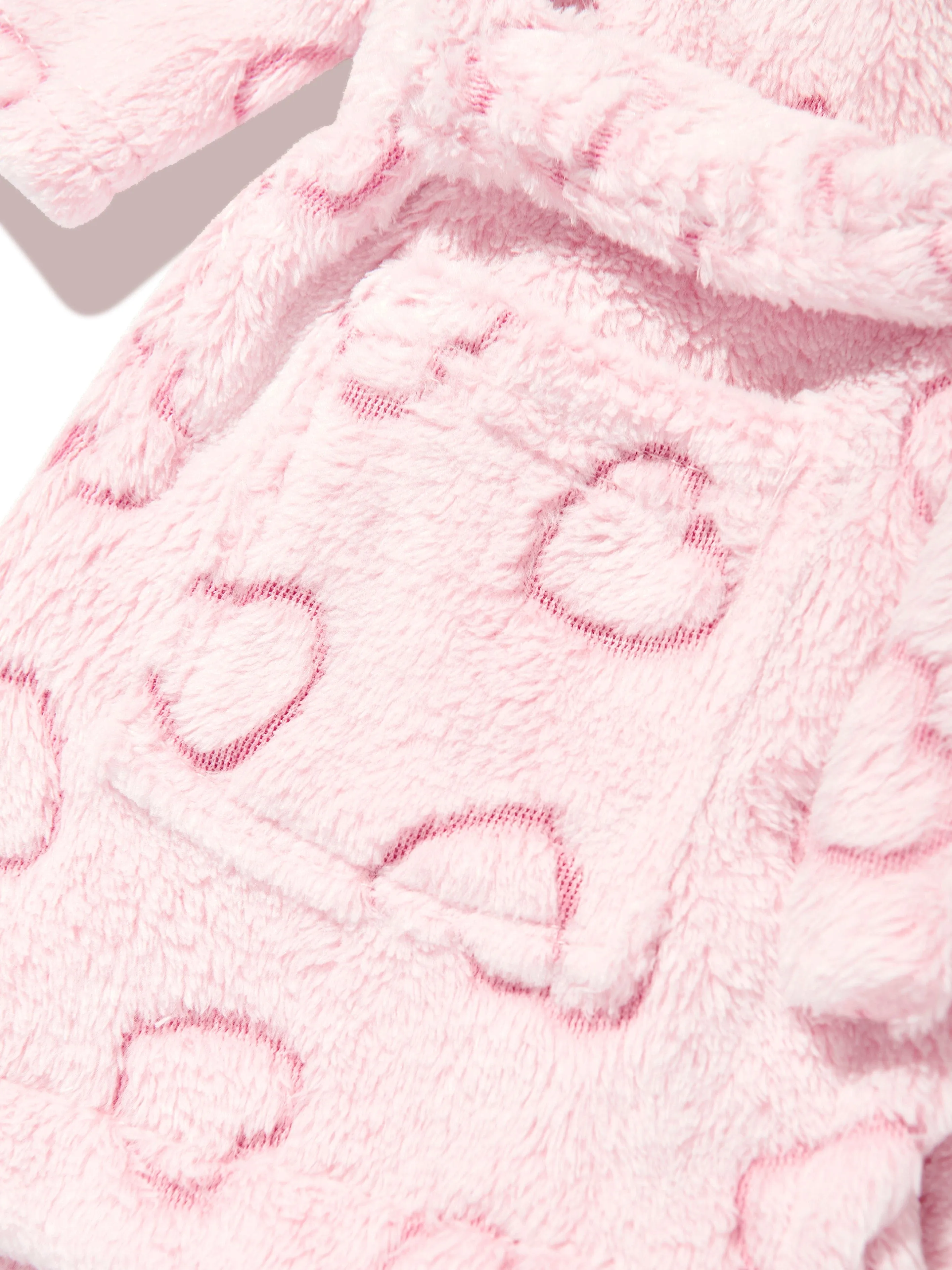 DKNY Baby Girls Heart Bathrobe in Pink