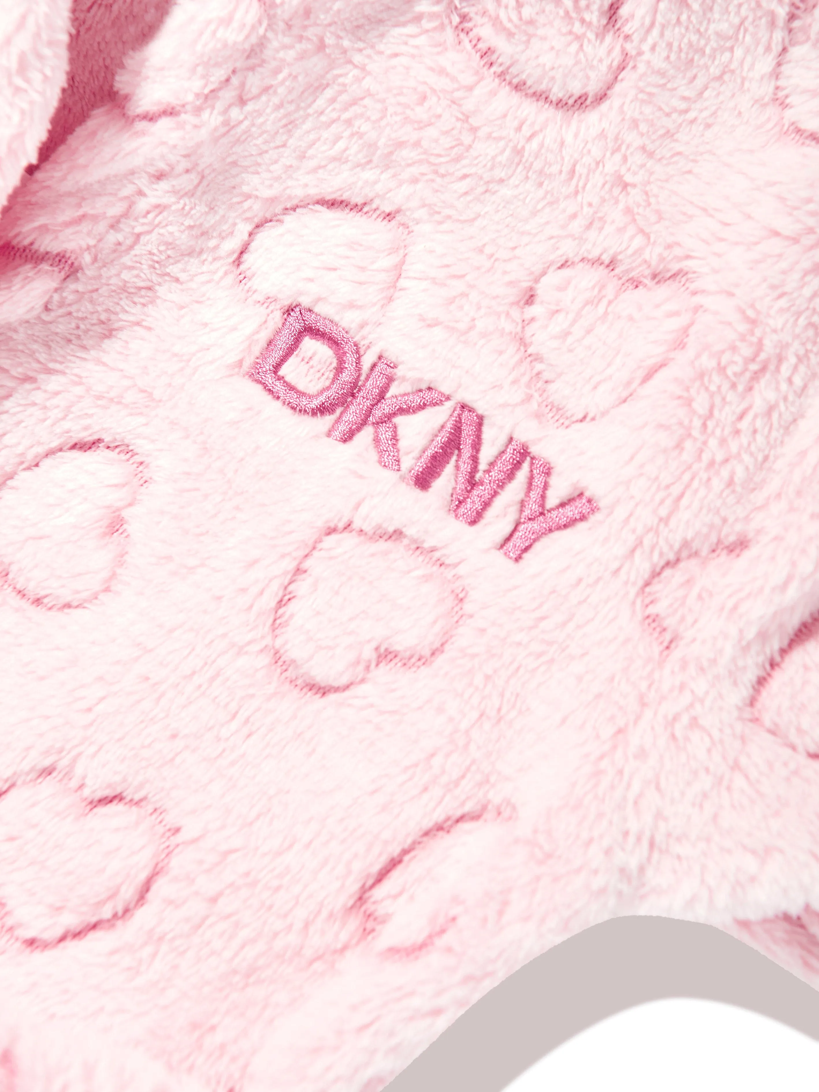 DKNY Baby Girls Heart Bathrobe in Pink