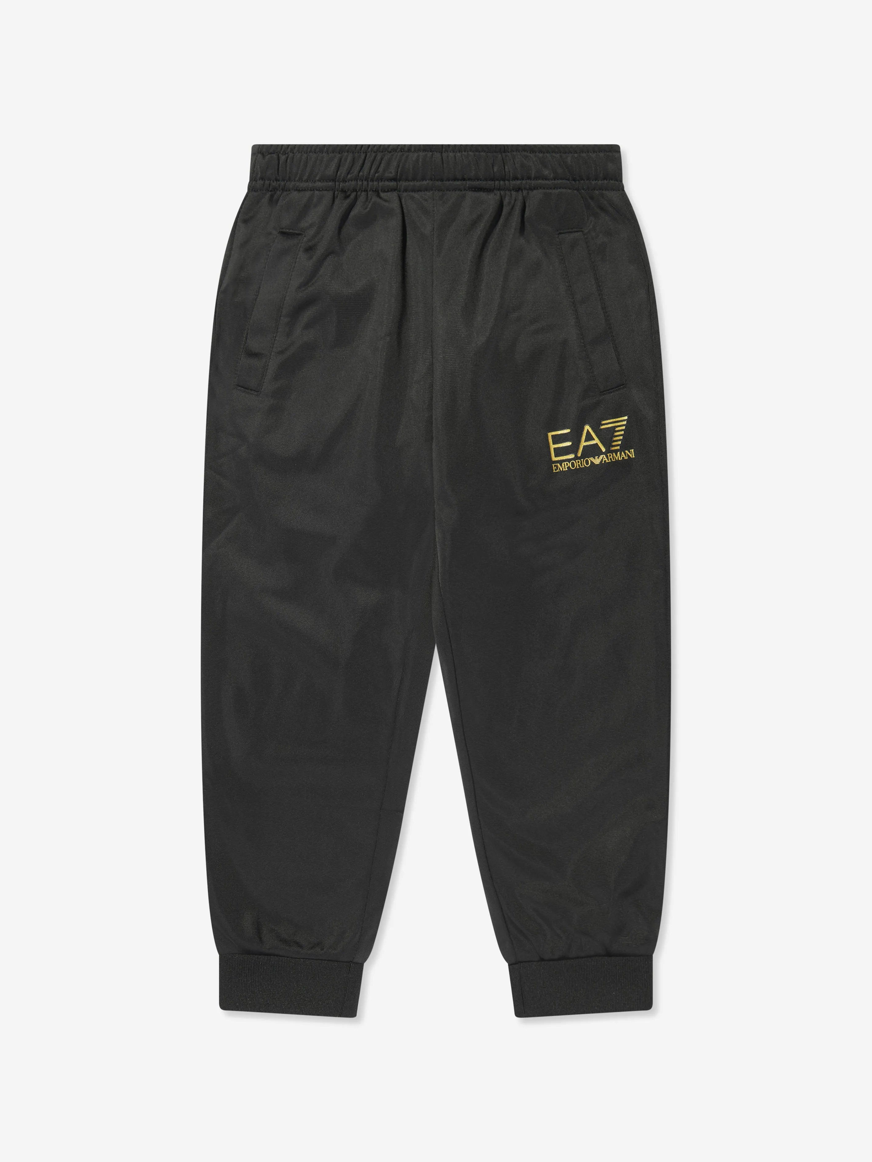 EA7 Emporio Armani Boys Train Core ID Tracksuit in Black
