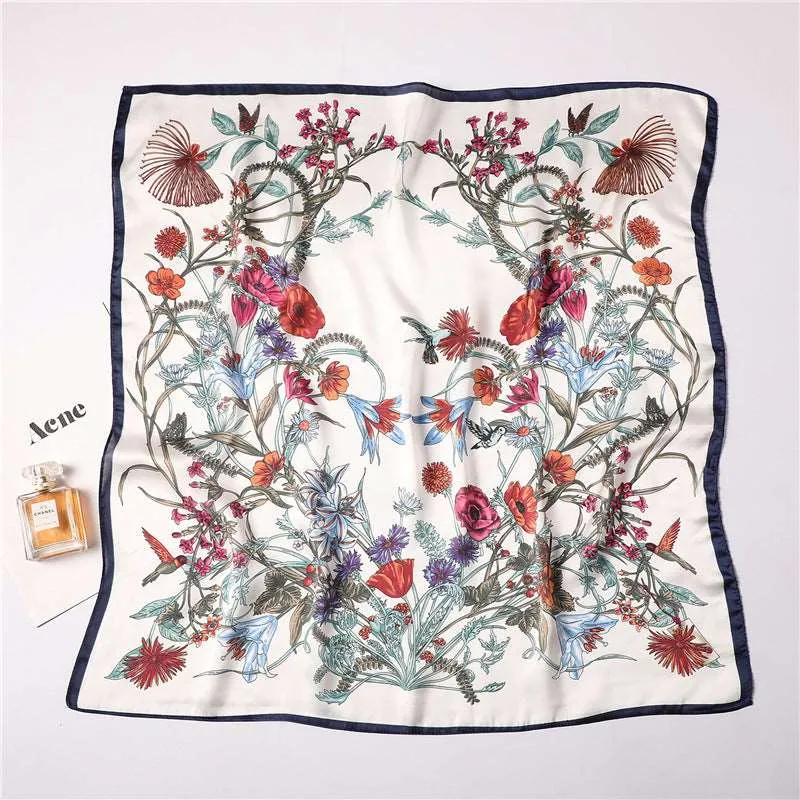 Elegant Imitation Silk Scarf - Luxurious and Versatile Accessory