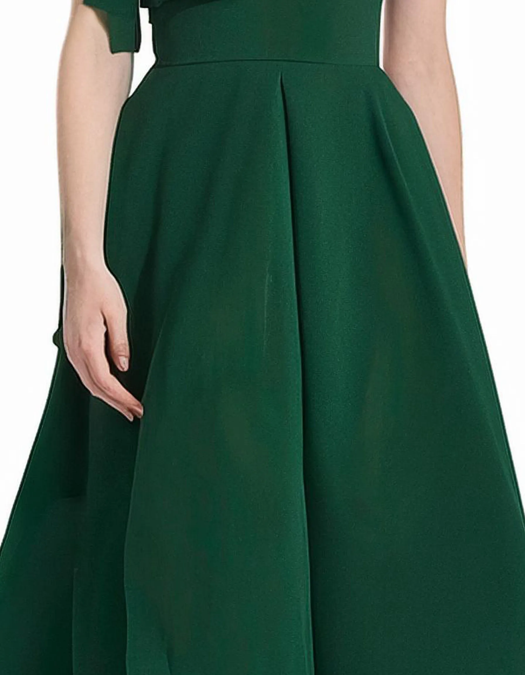 Emerald Elegance Cocktail Dress