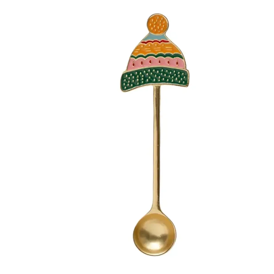 Enameled Holiday Spoon, 4 Styles