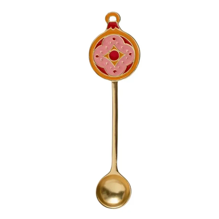 Enameled Holiday Spoon, 4 Styles