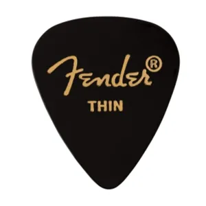 Fender 351 Black Thin 2 Pack (24) Bundle