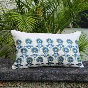 Floral Motif Design Cushion Cover  | 12 x 20 inches