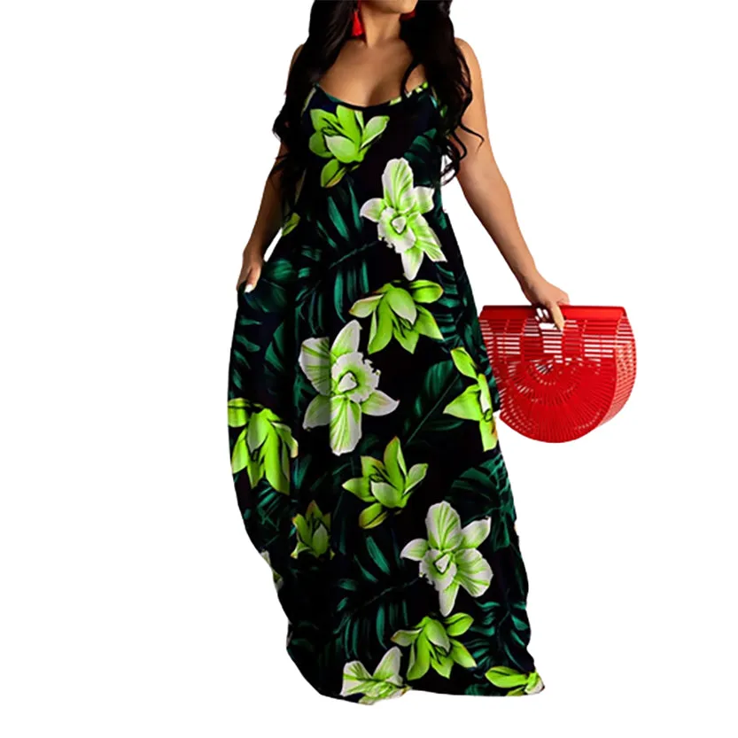 Funki Buys | Dresses | Women's Long Floral Summer Dresses