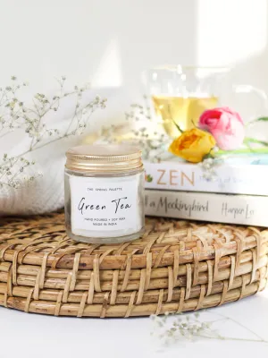Green Tea Flower - Pure Soy Wax Candle