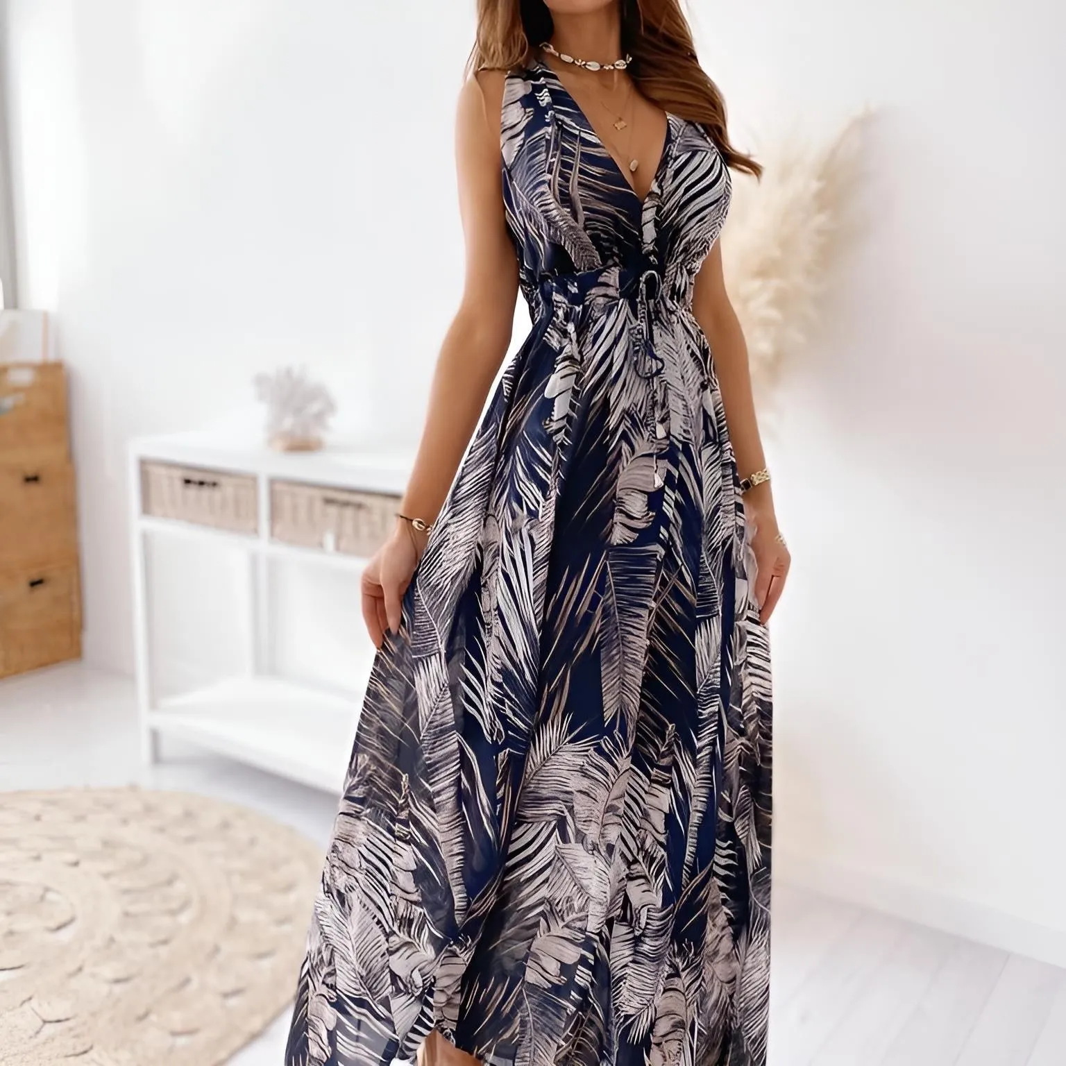 Hawaii Long Maxi Dress