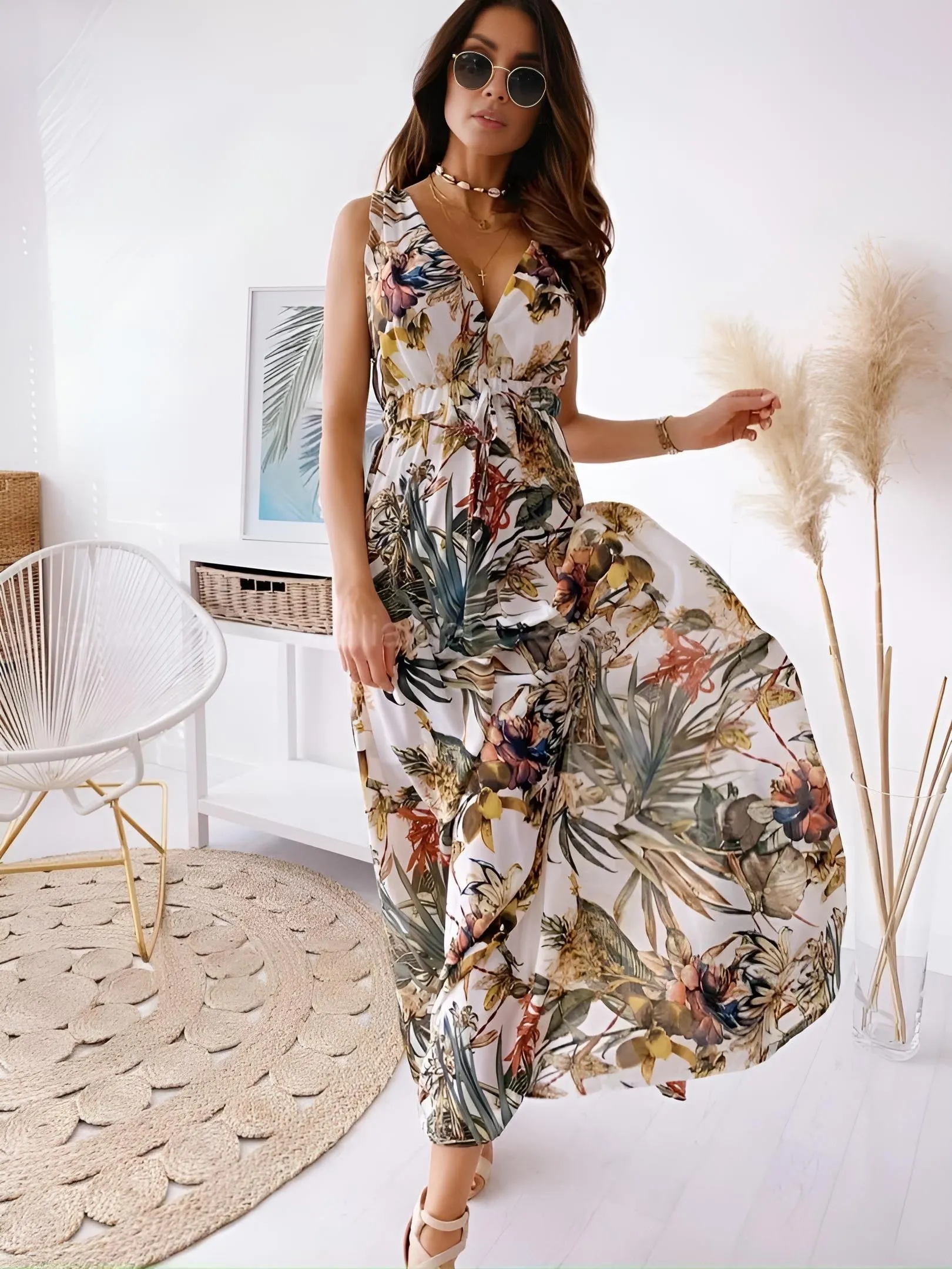 Hawaii Long Maxi Dress