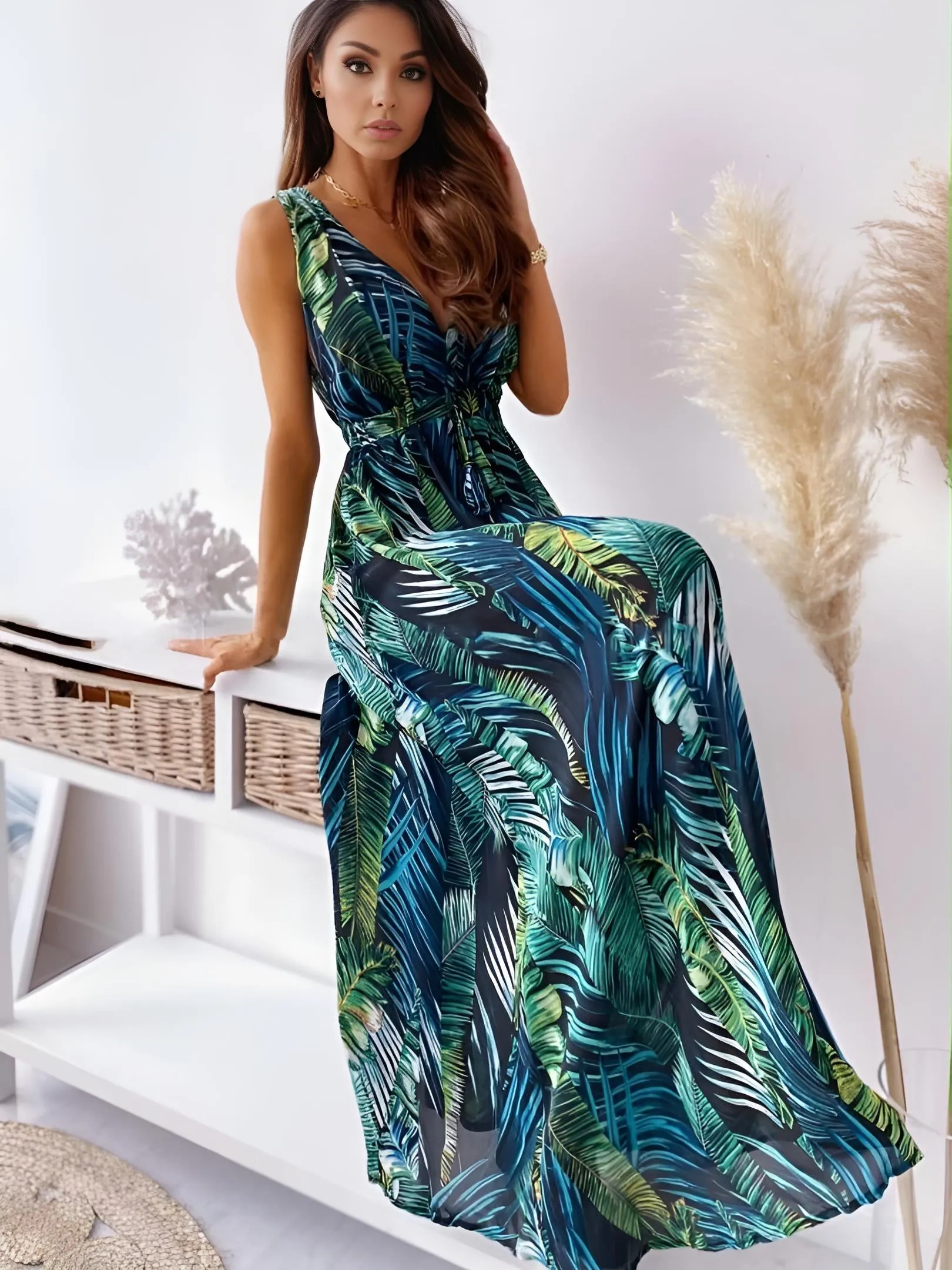Hawaii Long Maxi Dress