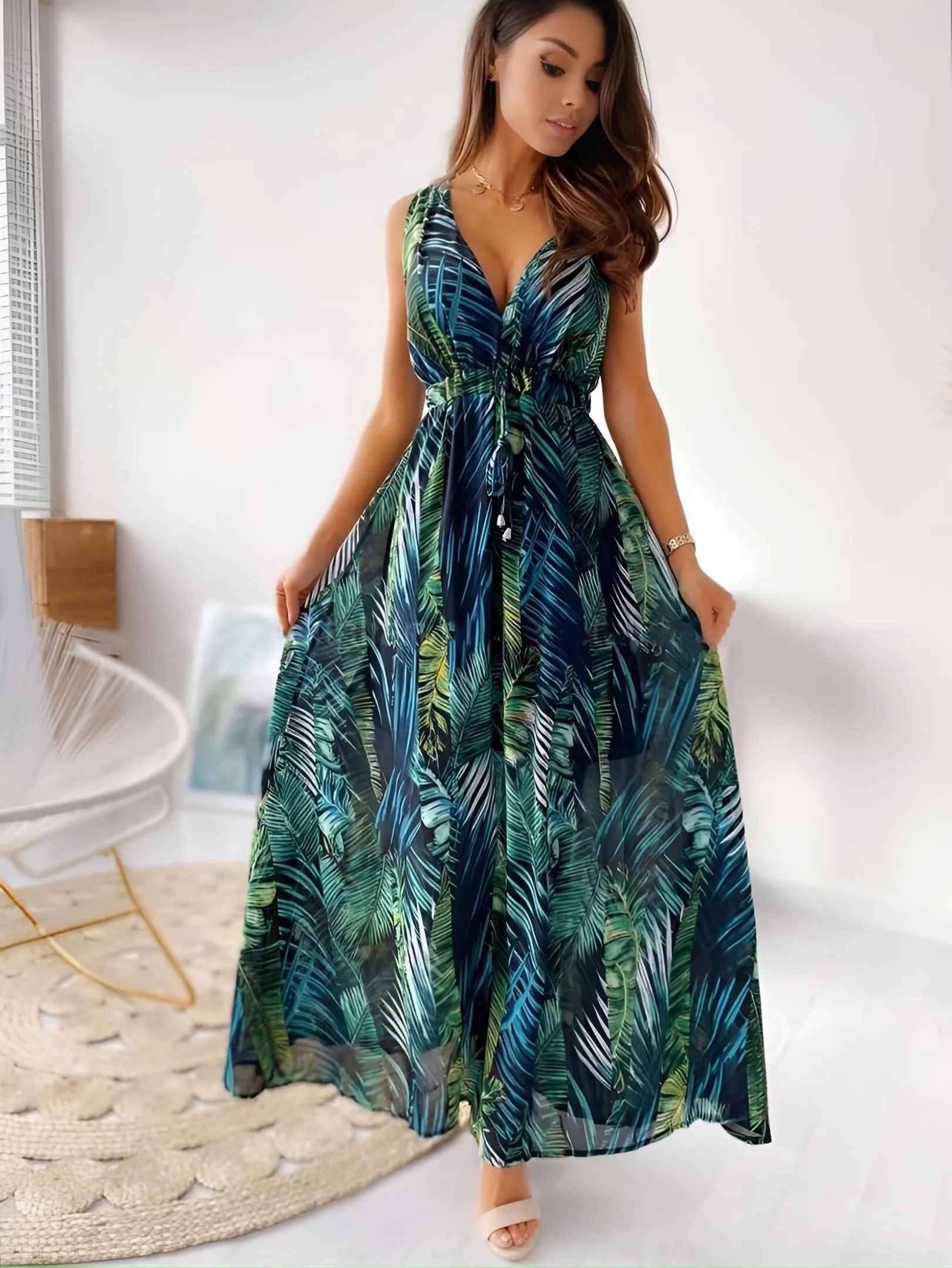 Hawaii Long Maxi Dress