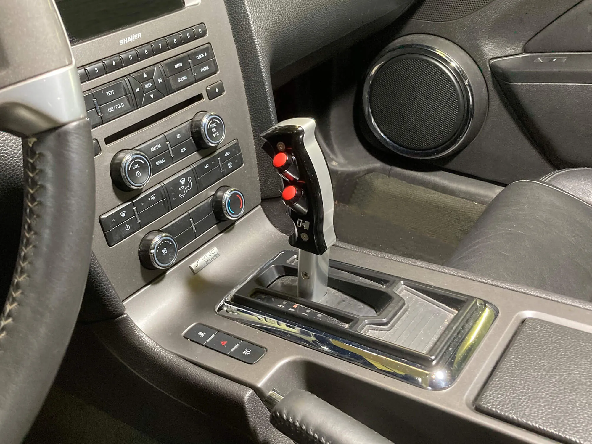 HURST BILLET/PLUS PISTOL GRIP AUTO SHIFT HANDLE WITH MANUAL SHIFT BUTTONS
