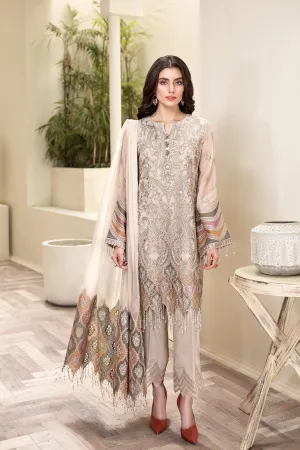 Jazmin Eid Dress in White Color #M0097