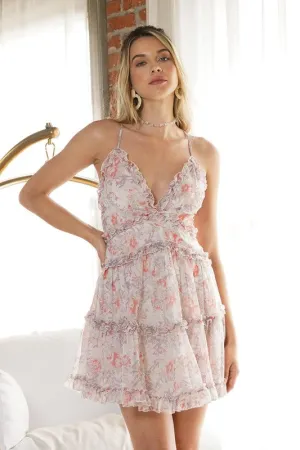 Karsyn Floral Ruffle Cami Mini Dress