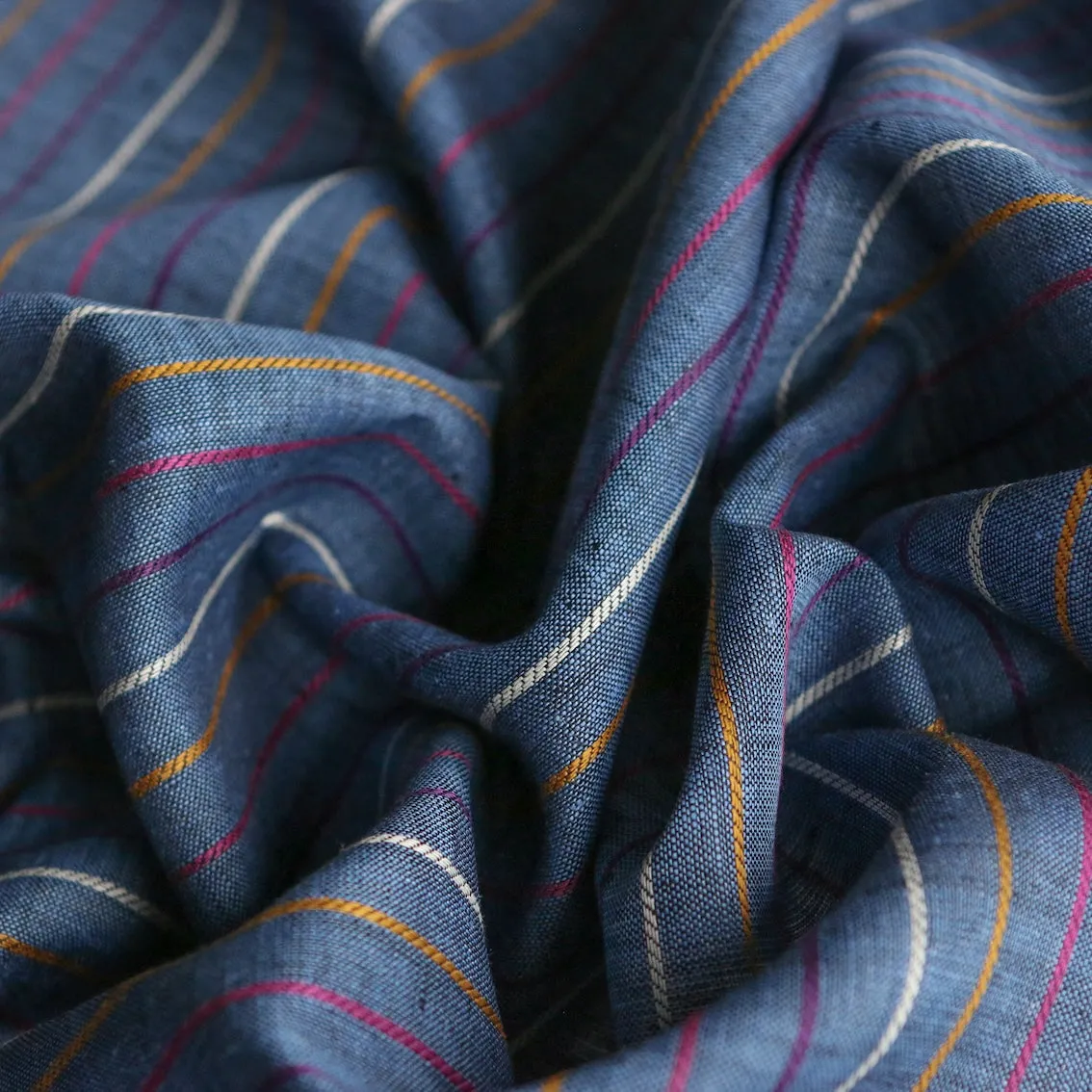 Last Chance of Carnivale Blue Linen