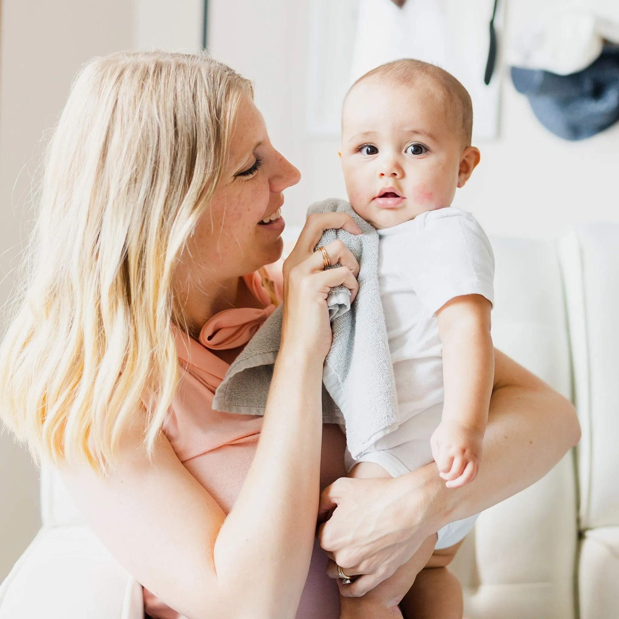 Natemia: Baby Washcloths - Organic Soft Cotton