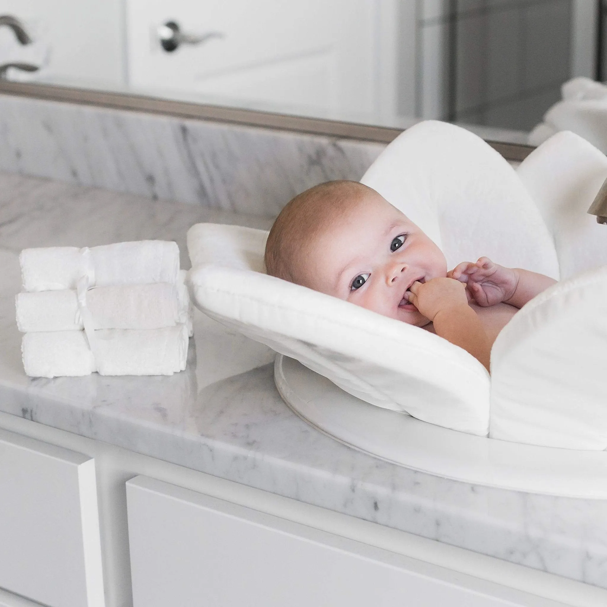 Natemia: Baby Washcloths - Organic Soft Cotton