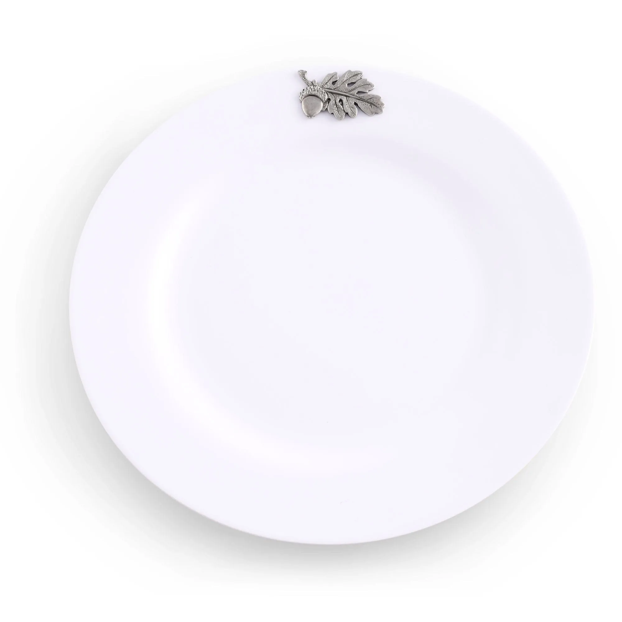 Oak Leaf Melamine Lunch Plates - Set of 4