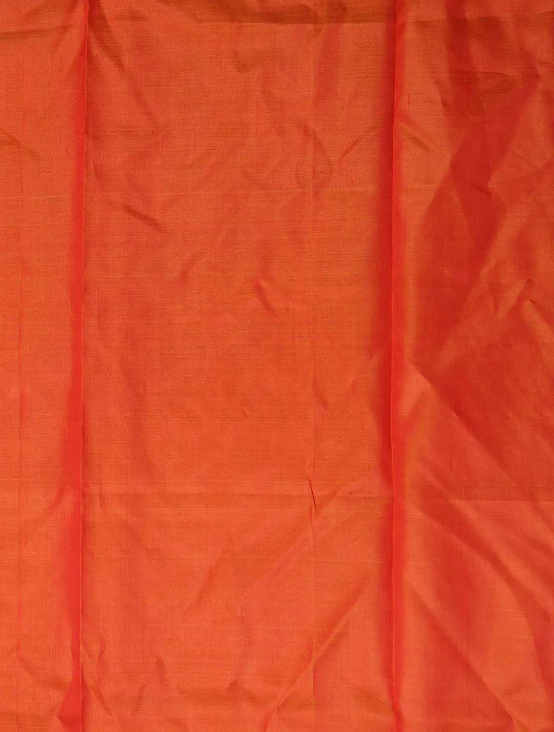 Orange dual tone Pure Silk Fabric - 1 Mtr of Luxurious Elegance