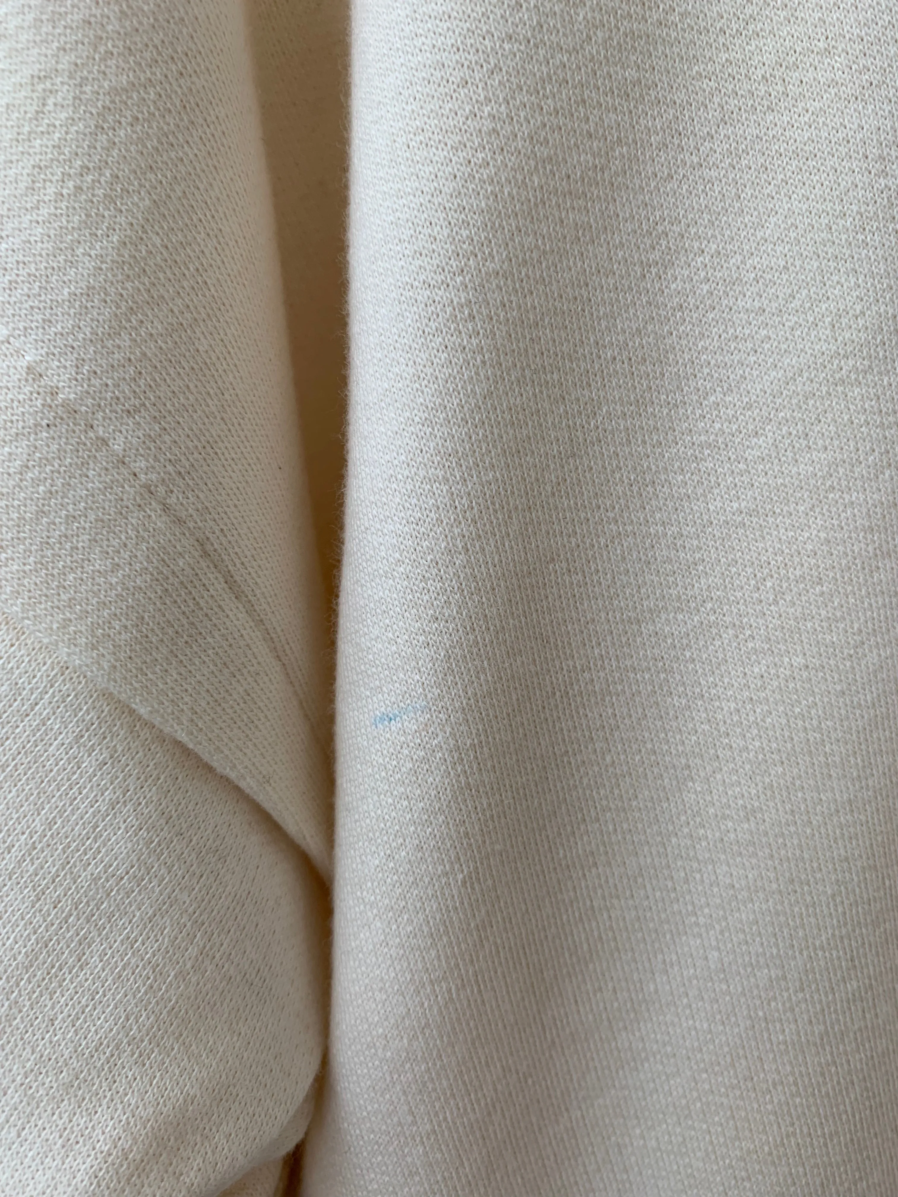 PERKO beige top - M/L (2) with small stain at front