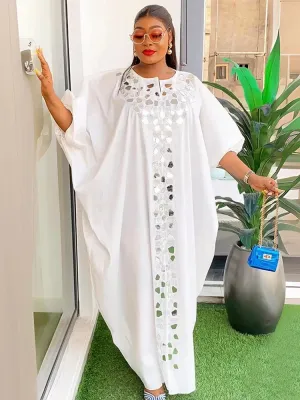 Plus-Size African Ankara Dashiki Dresses for Women – Luxury Abayas for Weddings, Parties, and Evening Gowns