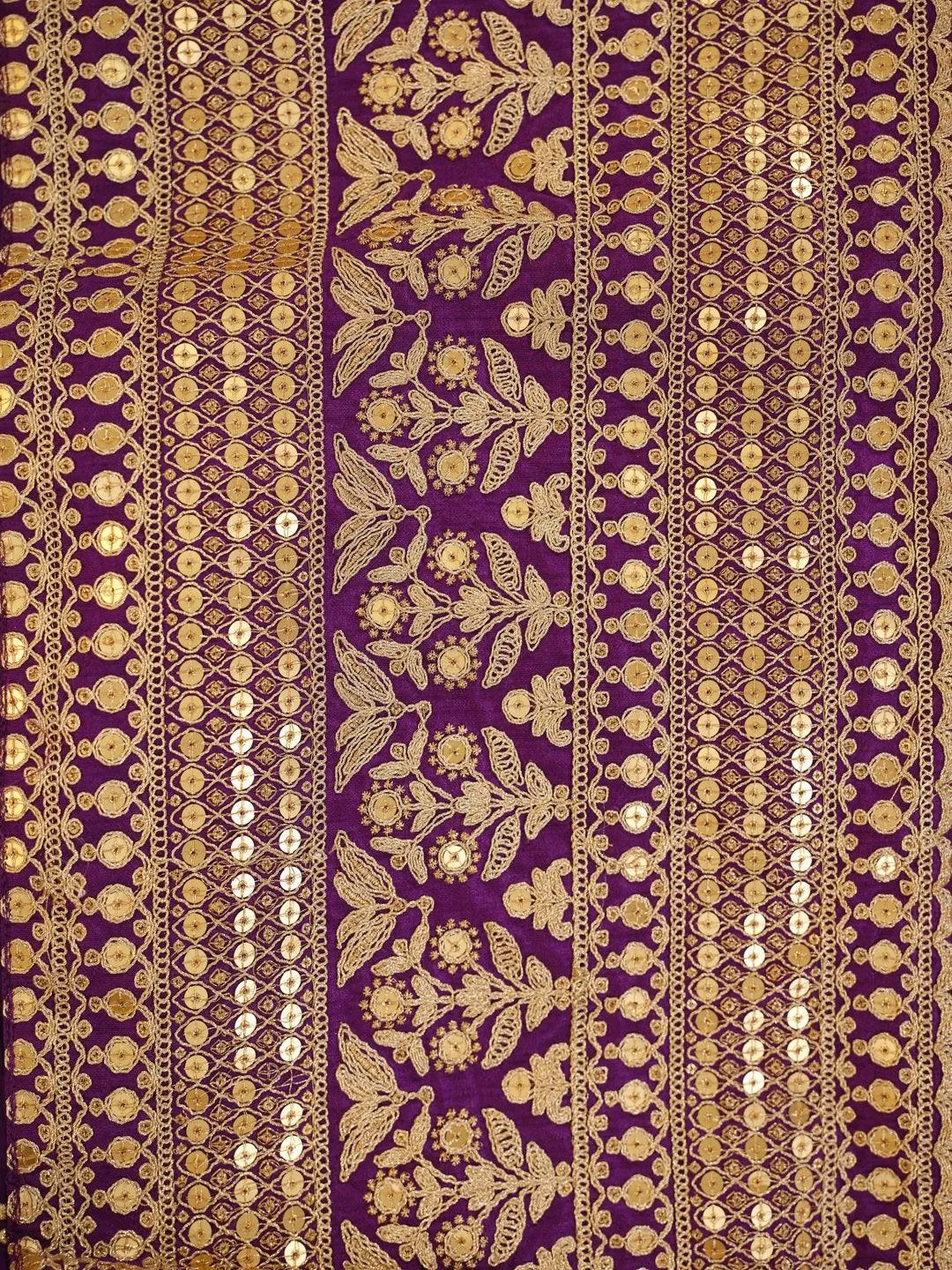 Purple Georgette ready-to-wear salwar suit with dupatta