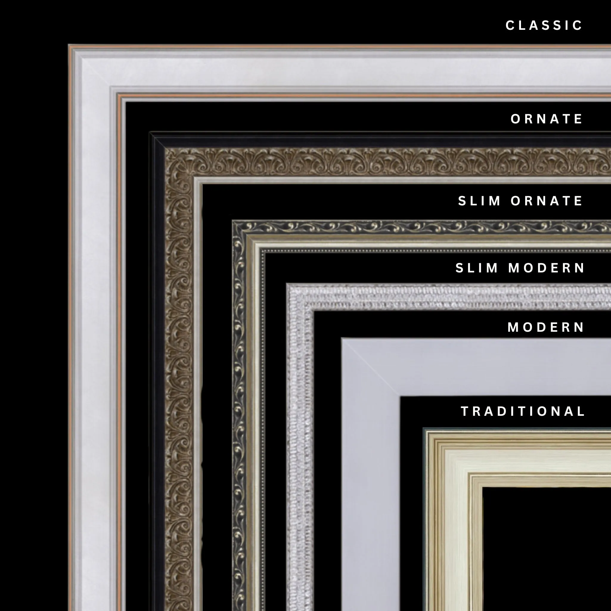 Silver 24x32 Picture Frame Ornate Traditional Classic Antique