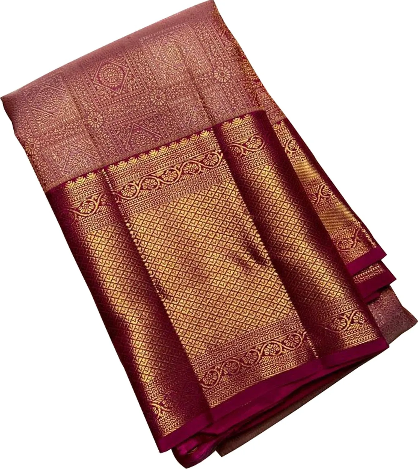Stunning Pink Handloom Kanjeevaram Silk Saree