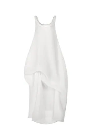 Uyen Thy Cocoon Sleeveless Floss Maxi Dress